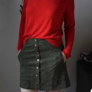 Sans Souci Polyester (imitation suede) Skirt